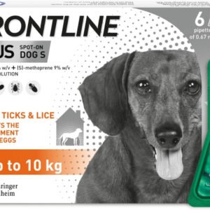 FRONTLINE Plus Flea & Tick Treatment for Small Dogs - 6 Pipettes