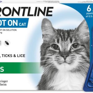 FRONTLINE Spot On Flea & Tick Treatment for Cats - 6 Pipettes